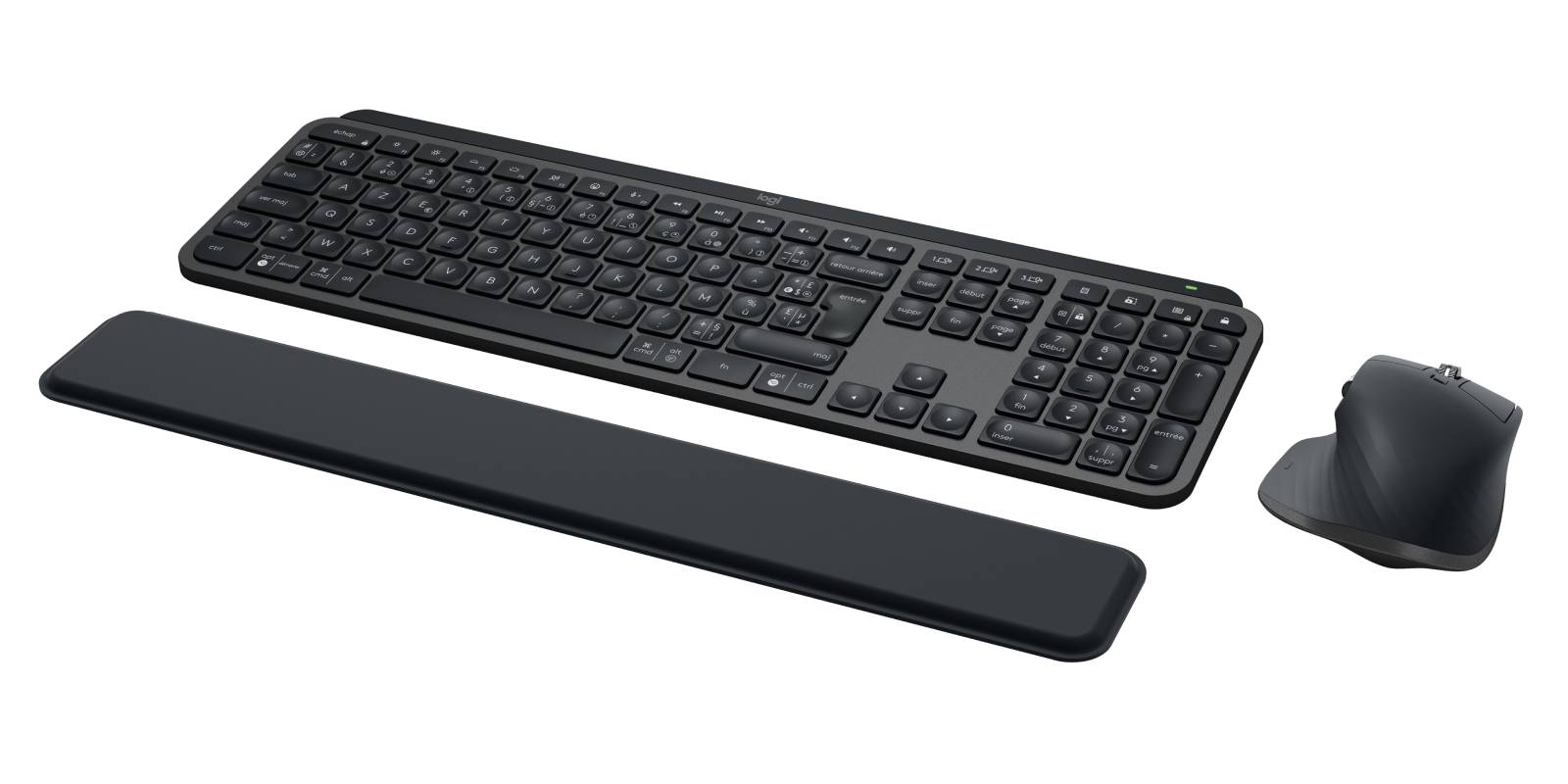 Logitech Master MX Keys Combo for Bussiness toetsenbord Inclusief muis Kantoor RF-draadloos + Bluetooth AZERTY Frans Grafiet