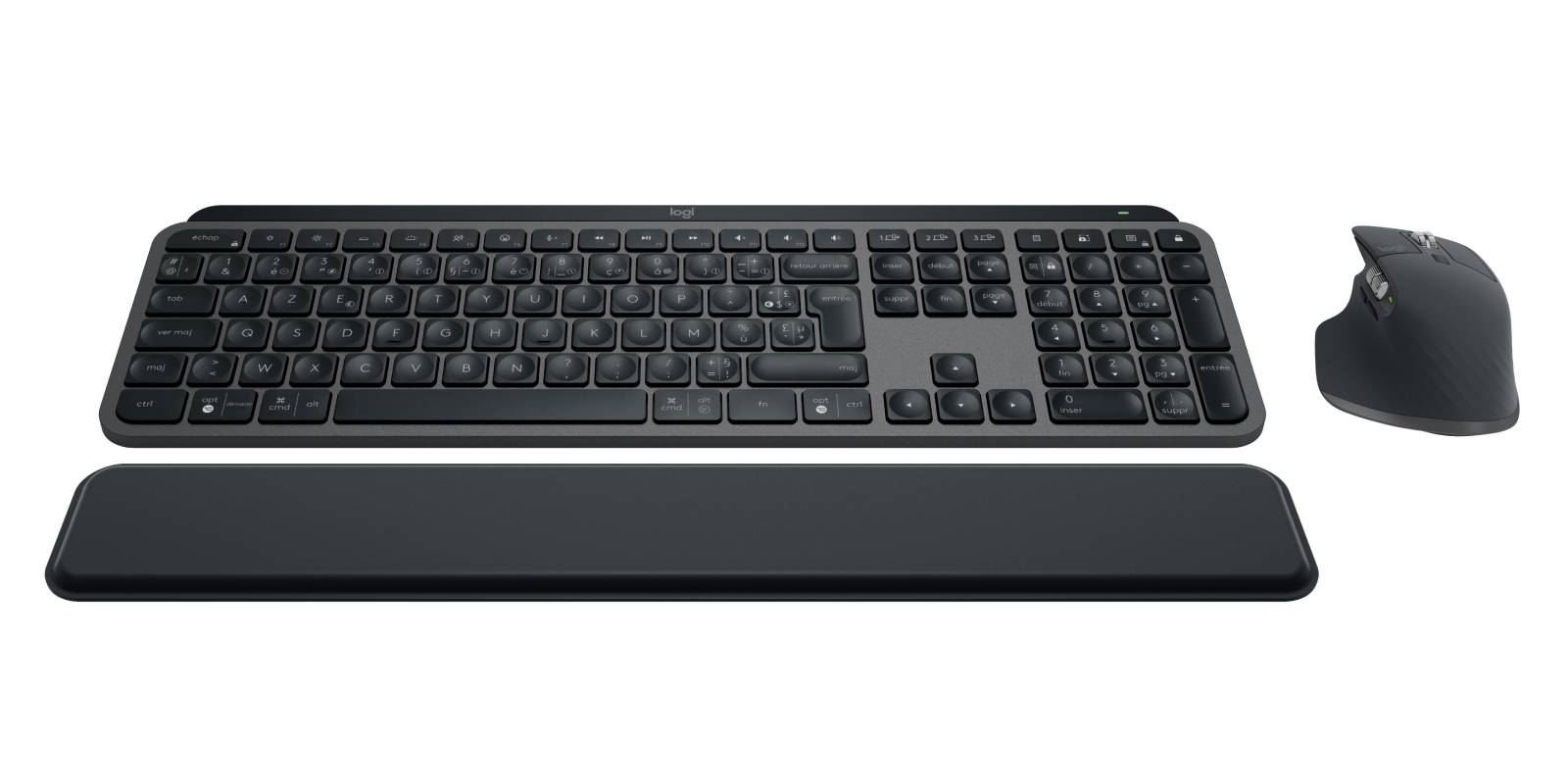 Logitech Master MX Keys Combo for Bussiness toetsenbord Inclusief muis Kantoor RF-draadloos + Bluetooth AZERTY Frans Grafiet