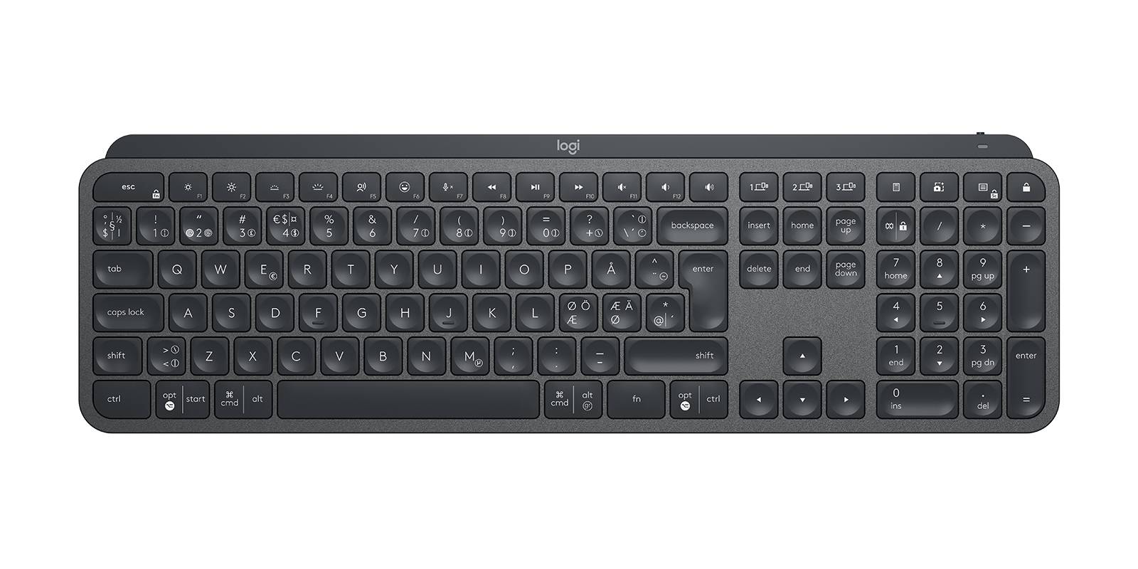 Logitech 920-010249 toetsenbord Kantoor Bluetooth Scandinavisch Grafiet