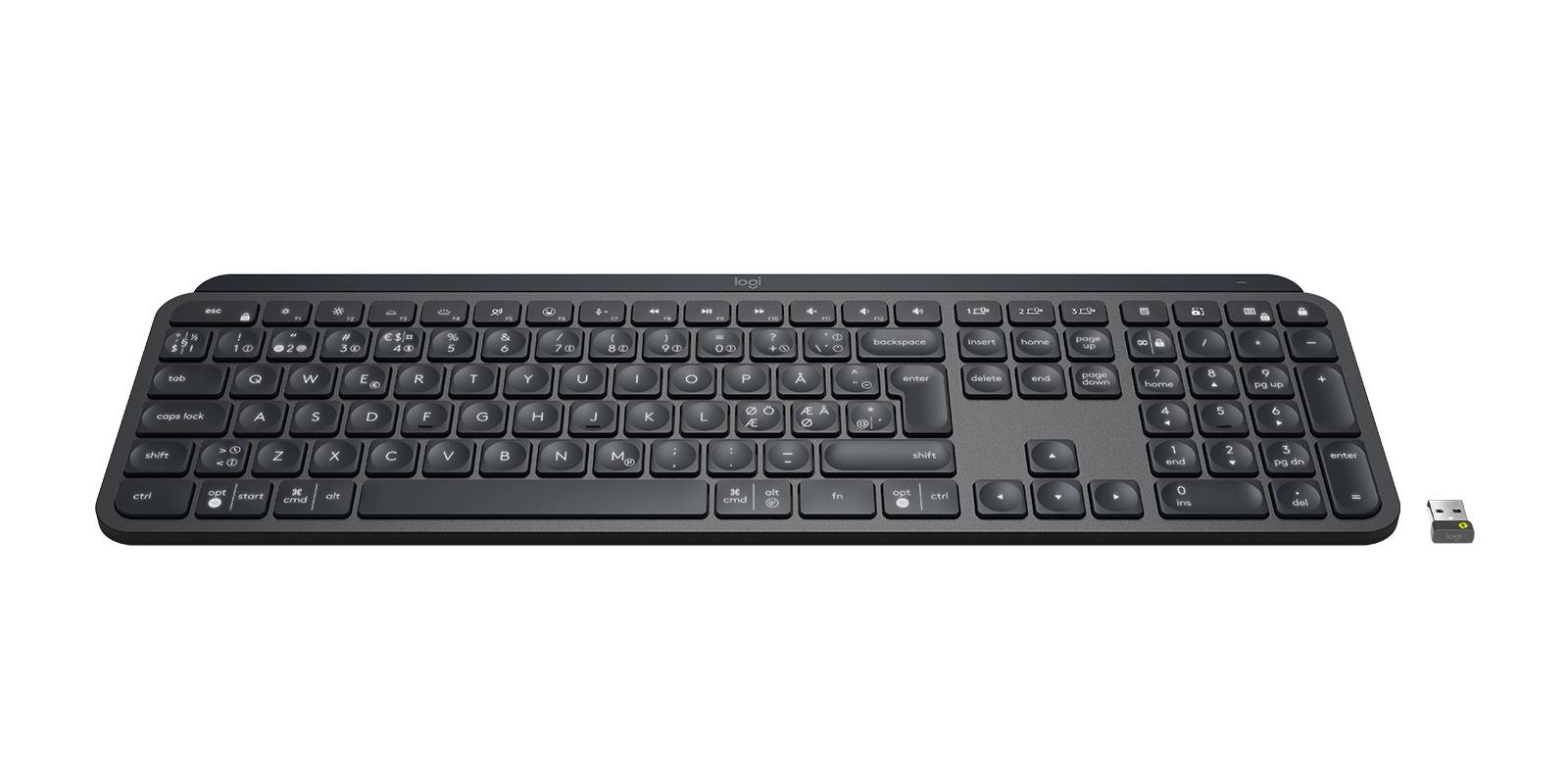 Logitech 920-010249 toetsenbord Kantoor Bluetooth Scandinavisch Grafiet