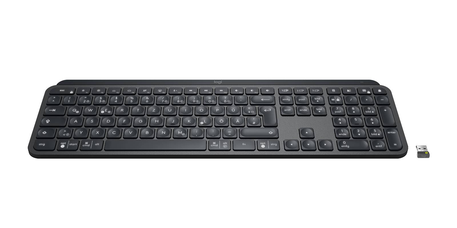 Logitech 920-010244 toetsenbord Kantoor Bluetooth Duits Grafiet