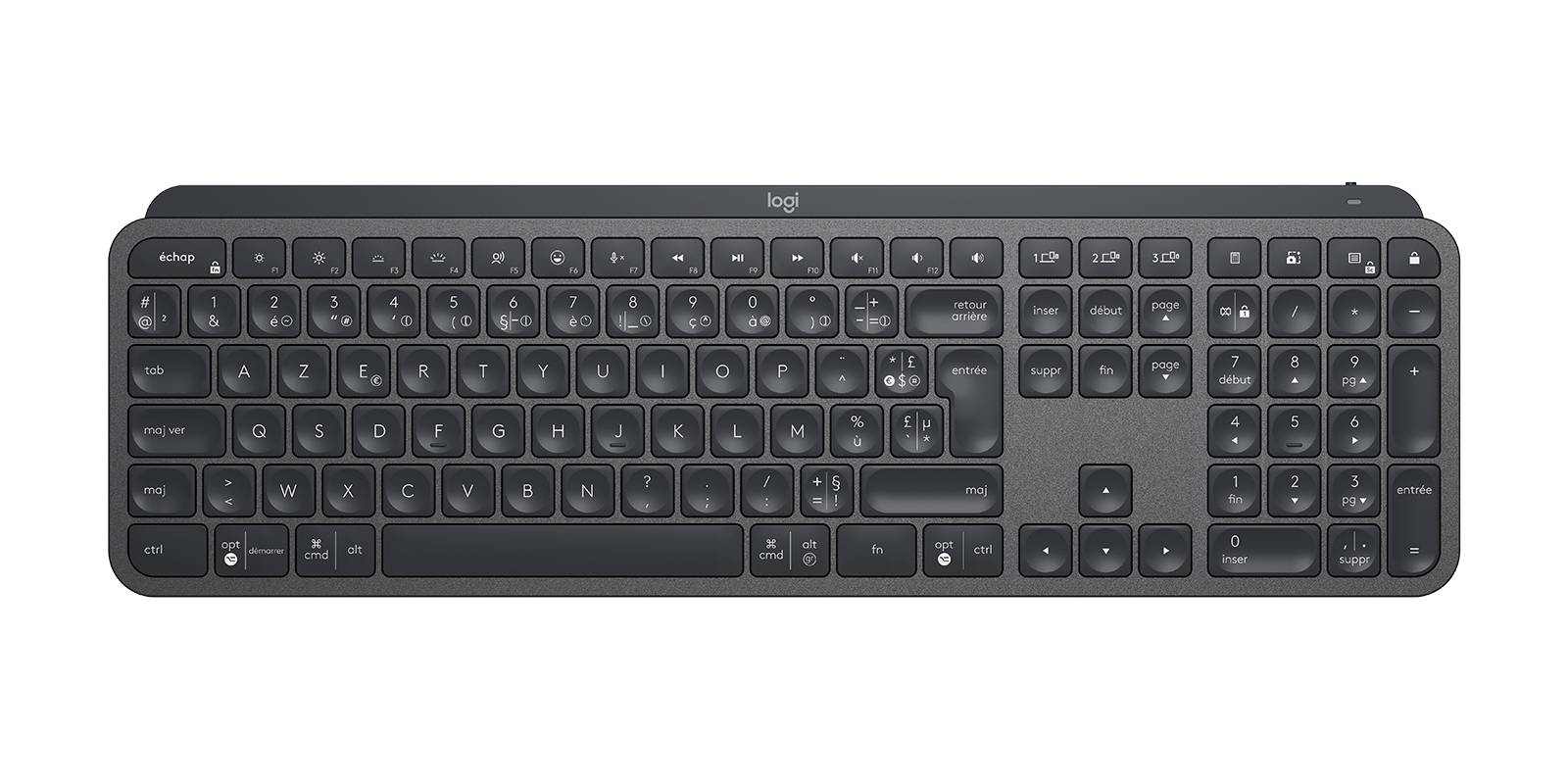 Logitech Master 920-010245 toetsenbord Kantoor Bluetooth AZERTY Frans Grafiet