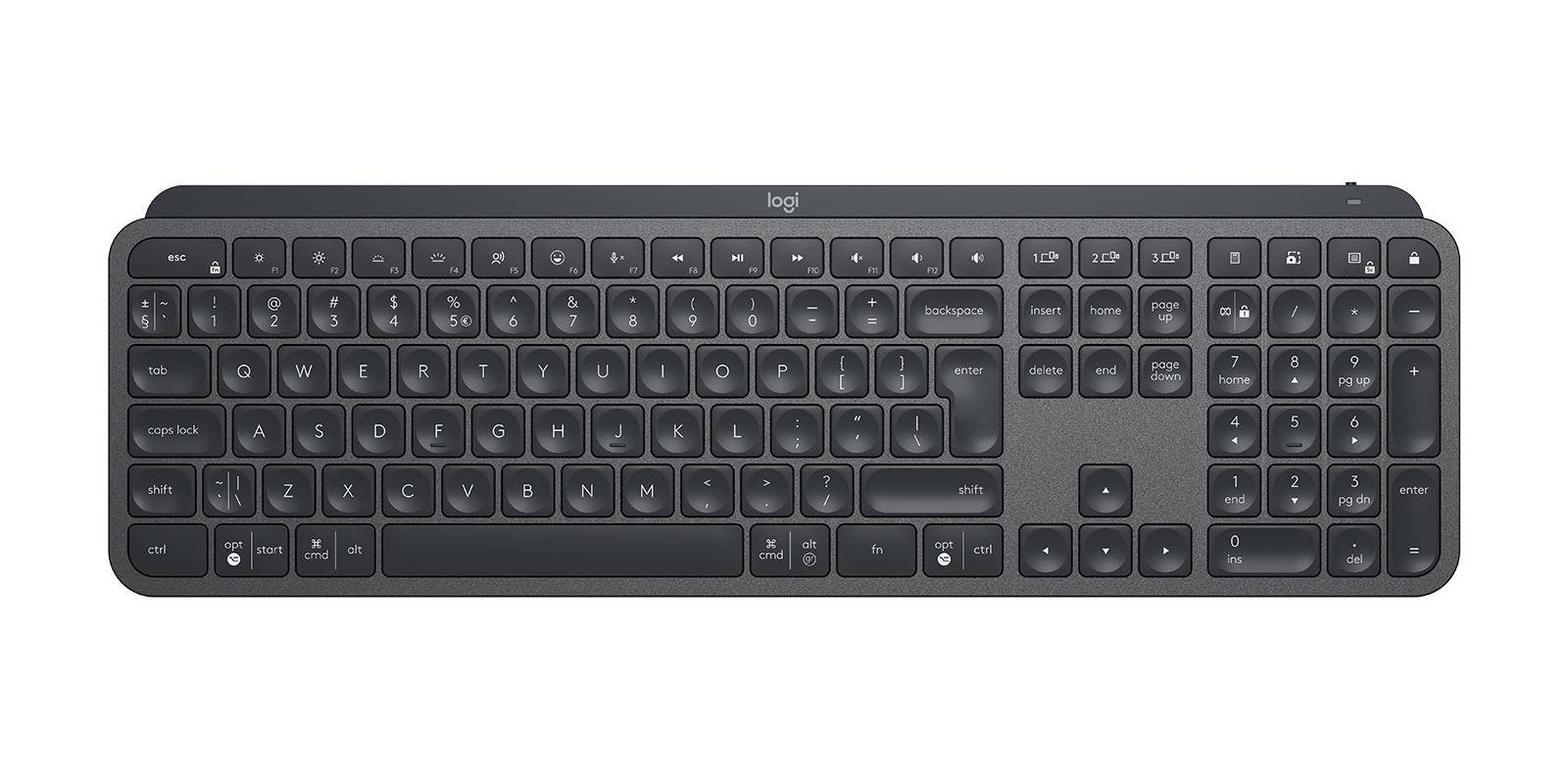 Logitech Master 920-010251 toetsenbord Kantoor Bluetooth QWERTY US International Grafiet