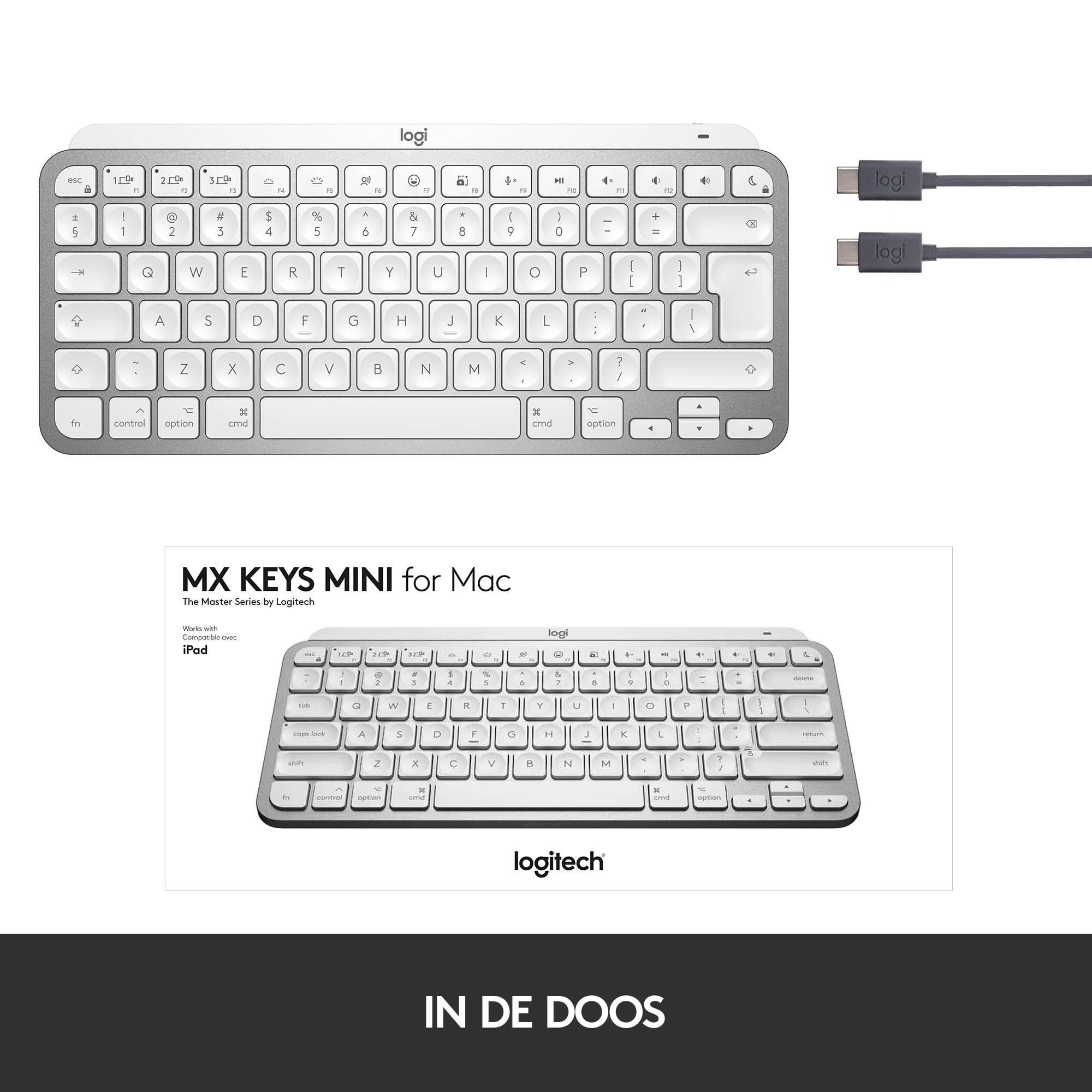 Logitech Master 920-010520 toetsenbord Kantoor Bluetooth AZERTY Frans Grijs