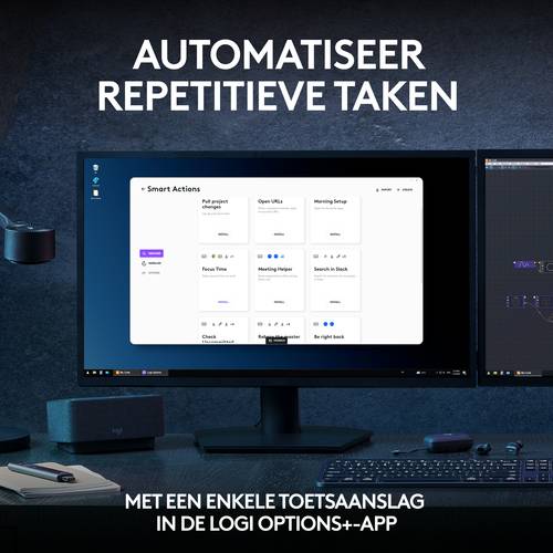 Logitech Master 920-011607 toetsenbord Inclusief muis Kantoor Bluetooth AZERTY Frans Grafiet