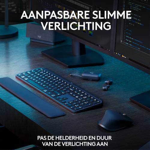 Logitech Master 920-011614 toetsenbord Inclusief muis Kantoor Bluetooth QWERTY US International Grafiet