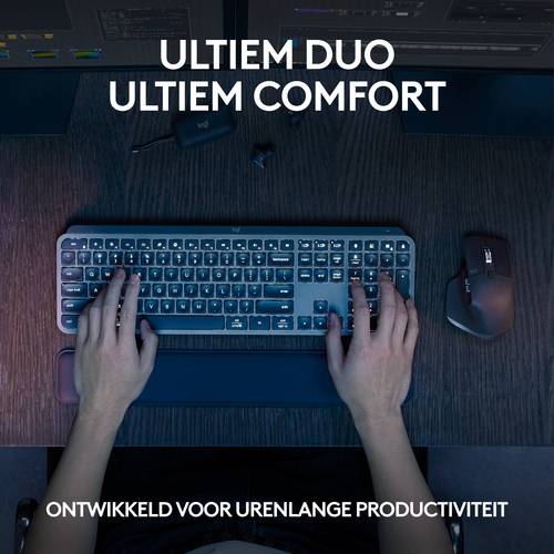 Logitech Master 920-011614 toetsenbord Inclusief muis Kantoor Bluetooth QWERTY US International Grafiet