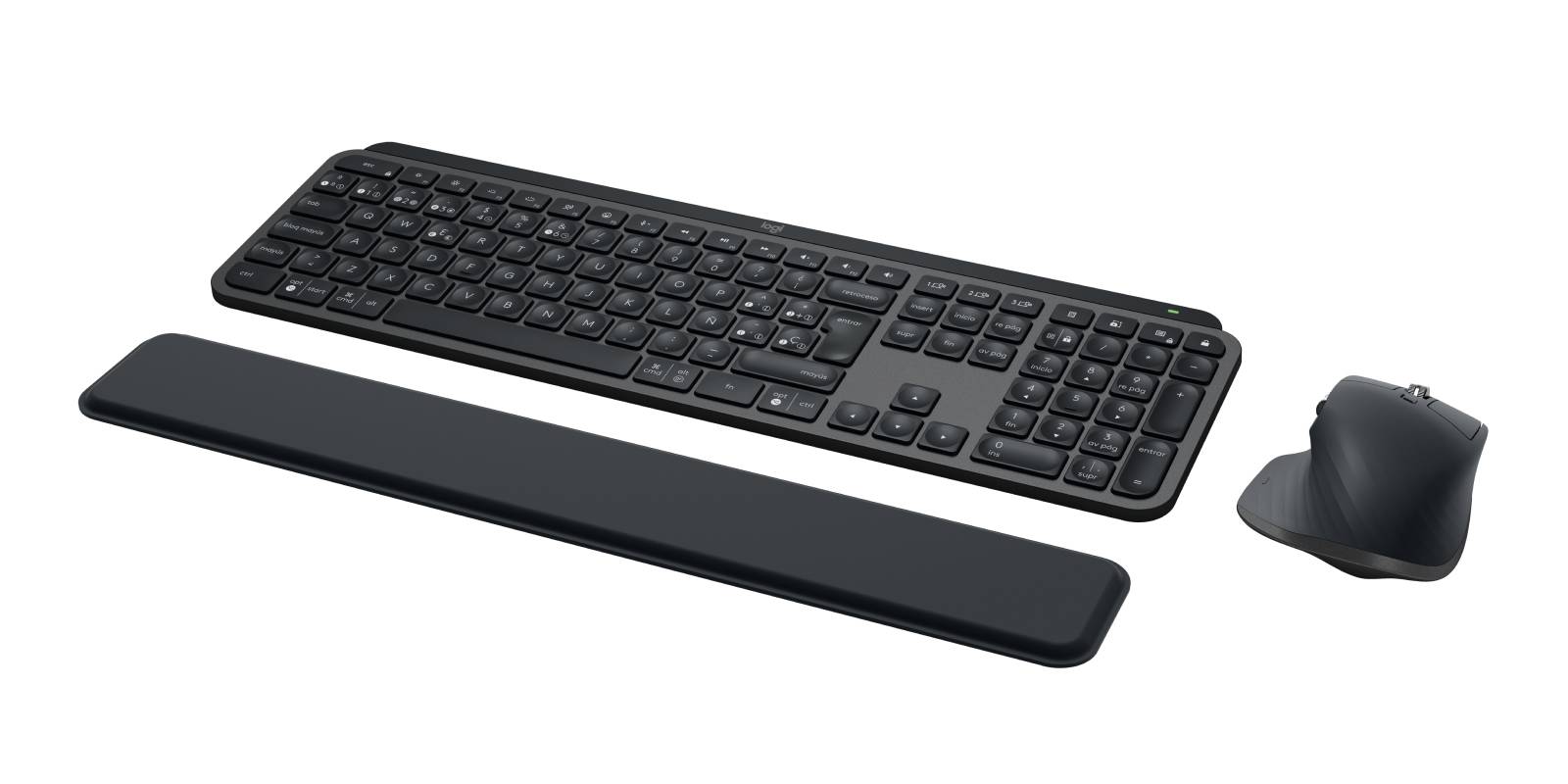 Logitech MX Keys S Combo toetsenbord Inclusief muis Kantoor Bluetooth QWERTY Spaans Grafiet