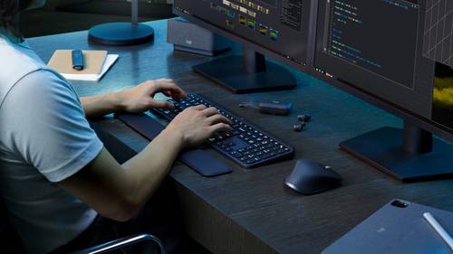 Logitech MX Keys S Combo toetsenbord Inclusief muis Kantoor Bluetooth QWERTY Spaans Grafiet