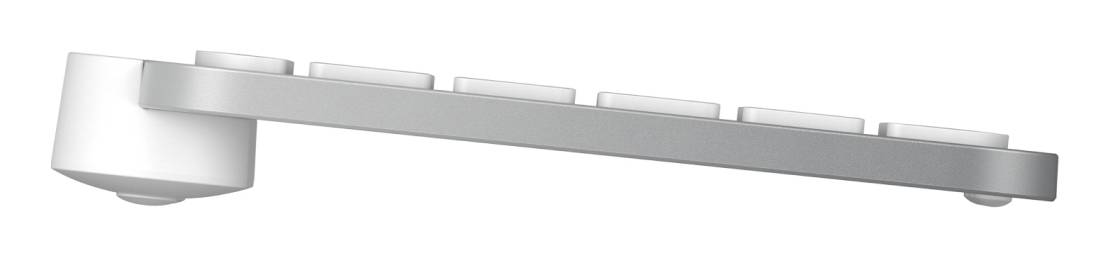 Logitech Master MX Keys S for Mac toetsenbord Kantoor RF-draadloos + Bluetooth AZERTY Frans Aluminium, Wit