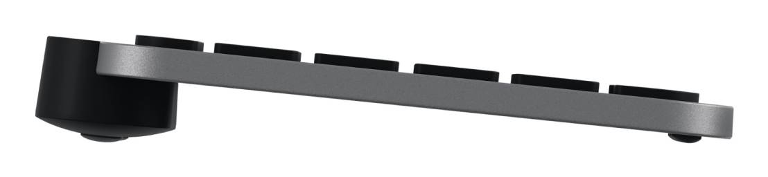 Logitech MX Keys S for Mac toetsenbord Kantoor RF-draadloos + Bluetooth QWERTZ Zwitsers Aluminium, Zwart