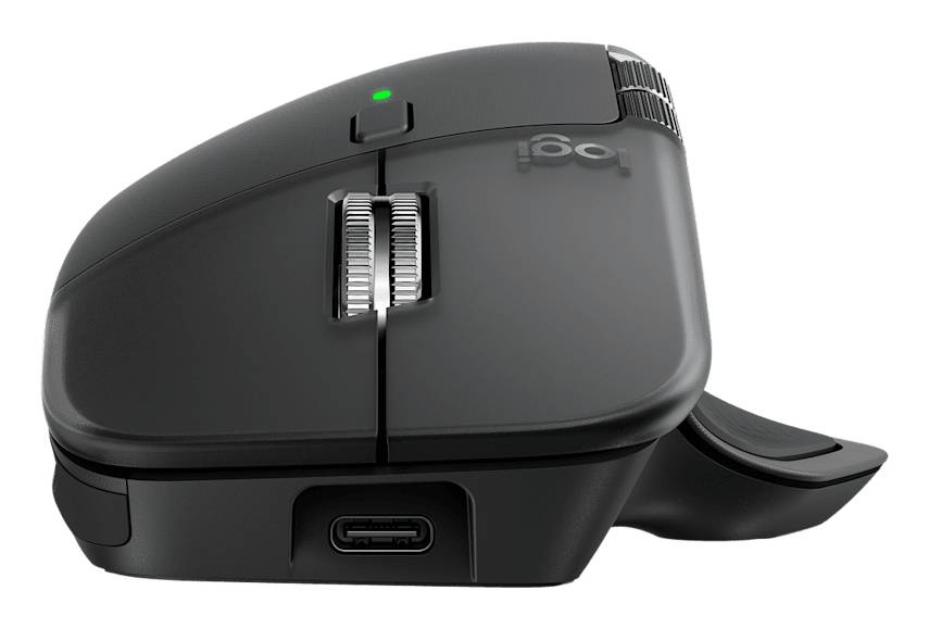 Logitech MX Master 4 for Business muis Kantoor Rechtshandig RF-draadloos + Bluetooth Laser 8000 DPI