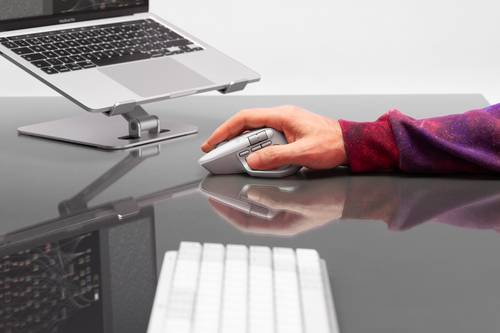 Logitech MX Master 4 muis Kantoor Rechtshandig RF-draadloos + Bluetooth Laser 8000 DPI