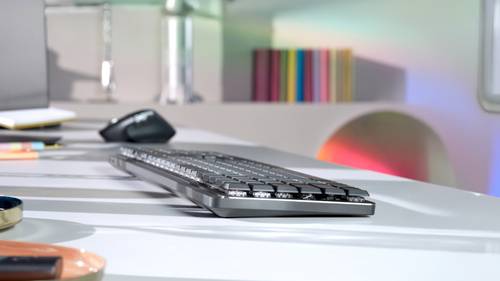 Logitech 920-010749 toetsenbord Kantoor RF-draadloos + Bluetooth QWERTZ Duits Grafiet