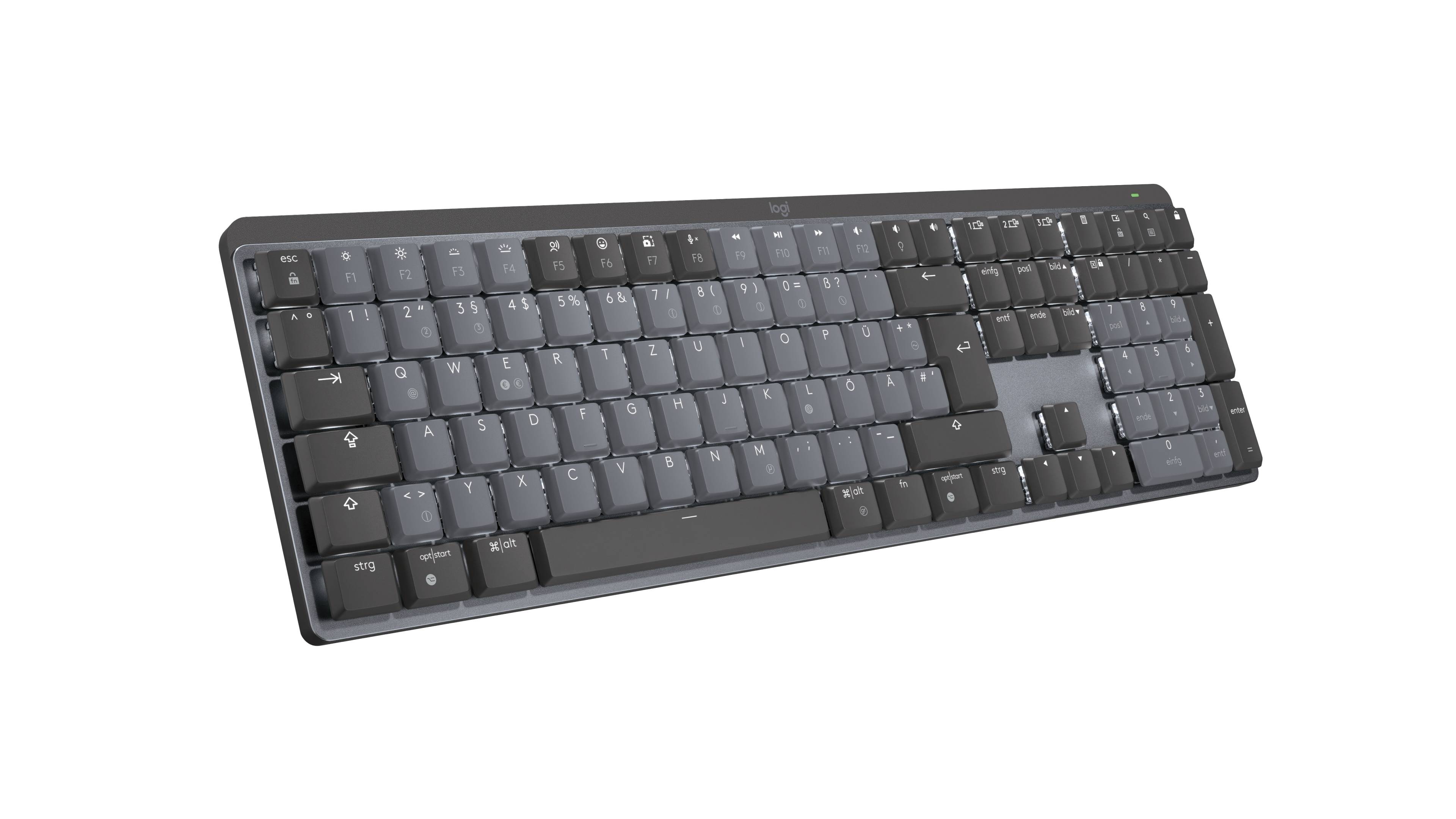 Logitech 920-010749 toetsenbord Kantoor RF-draadloos + Bluetooth QWERTZ Duits Grafiet