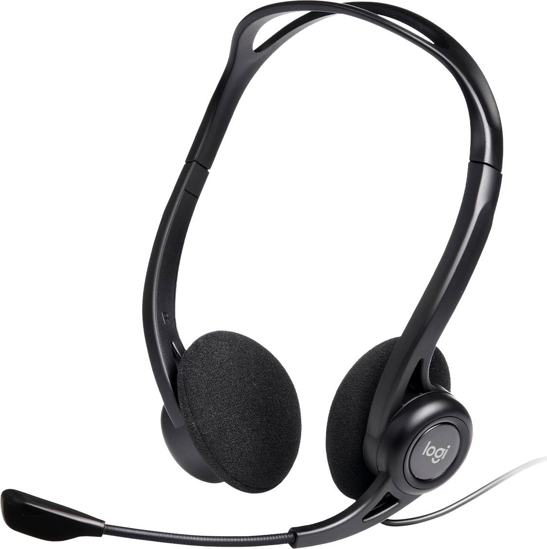 Logitech 981-000100 hoofdtelefoon/headset Bedraad Hoofdband Oproepen/muziek USB Type-A Zwart