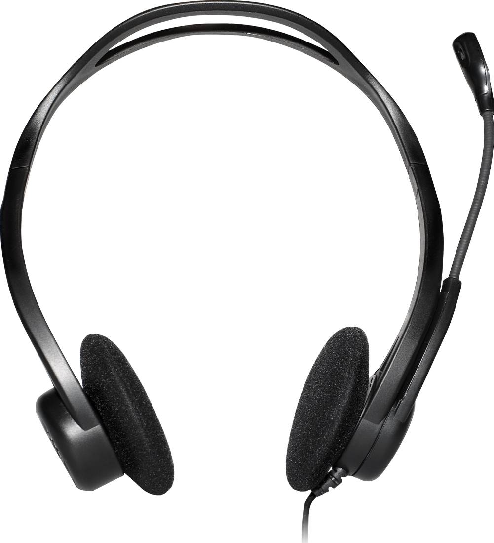 Logitech 981-000100 hoofdtelefoon/headset Bedraad Hoofdband Oproepen/muziek USB Type-A Zwart