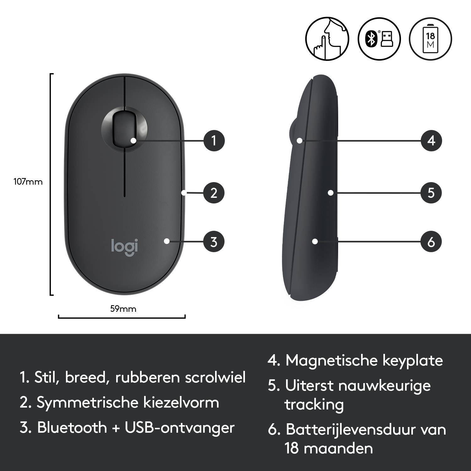 Logitech Pebble M350