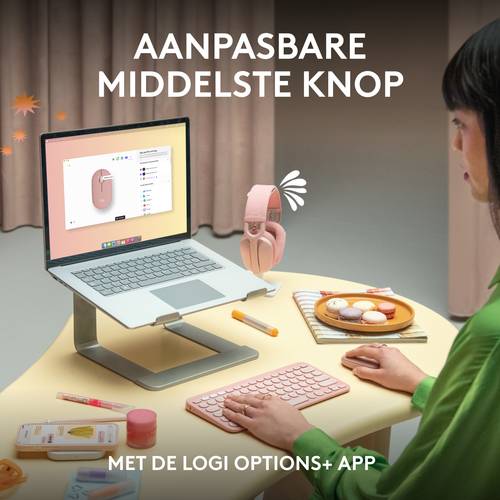 Logitech 910-007013 muis Reizen Ambidextrous RF-draadloos + Bluetooth Optisch 4000 DPI