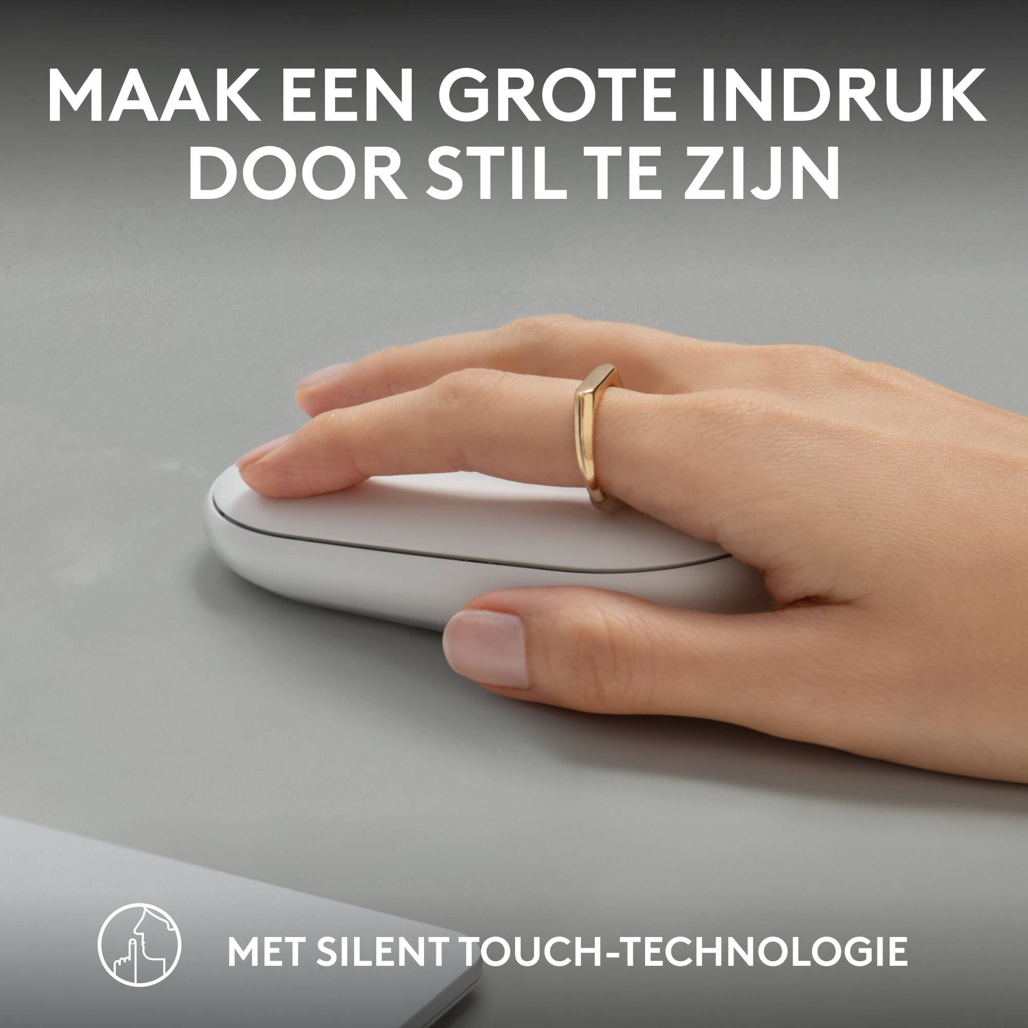 Logitech 910-007013 muis Reizen Ambidextrous RF-draadloos + Bluetooth Optisch 4000 DPI