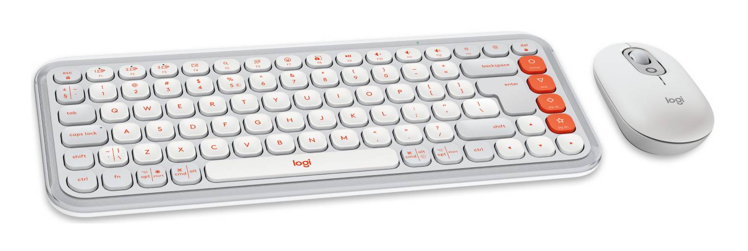 Logitech 920-013141 toetsenbord Inclusief muis Universeel Bluetooth QWERTY US International Wit