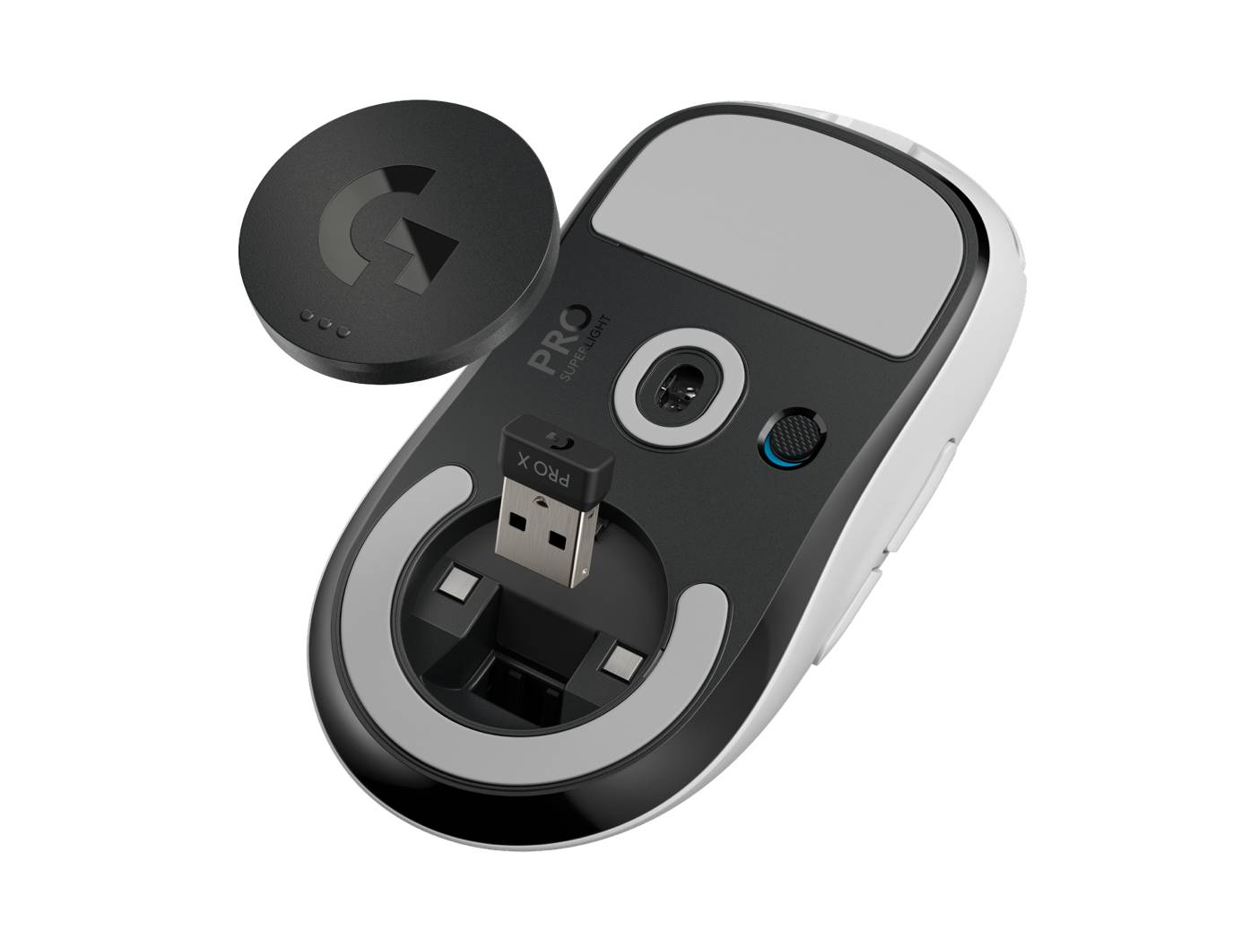 Logitech G 910-005942 muis Gamen Rechtshandig RF Draadloos 25600 DPI