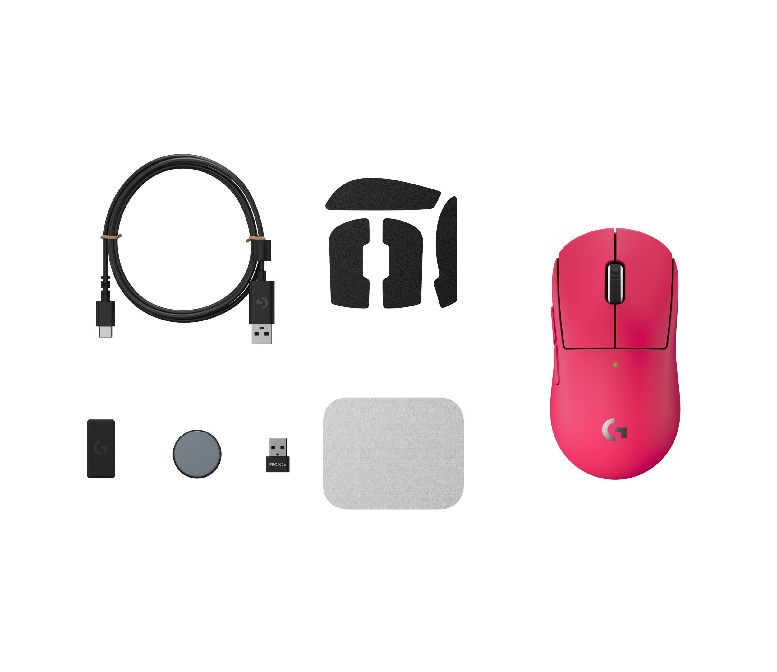 Logitech G PRO X SUPERLIGHT 2c muis Gamen Ambidextrous RF Draadloos 44000 DPI
