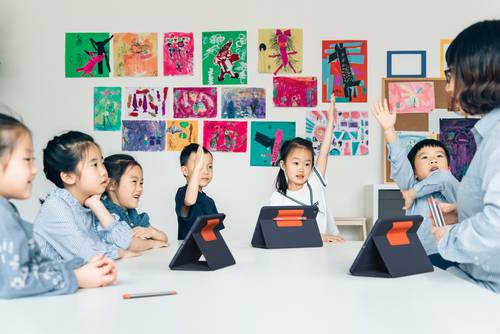 Logitech 920-009992 toetsenbord voor mobiel apparaat QWERTZ Zwitsers Smart Connector Blauw