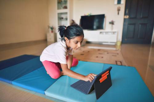 Logitech 920-009992 toetsenbord voor mobiel apparaat QWERTZ Zwitsers Smart Connector Blauw