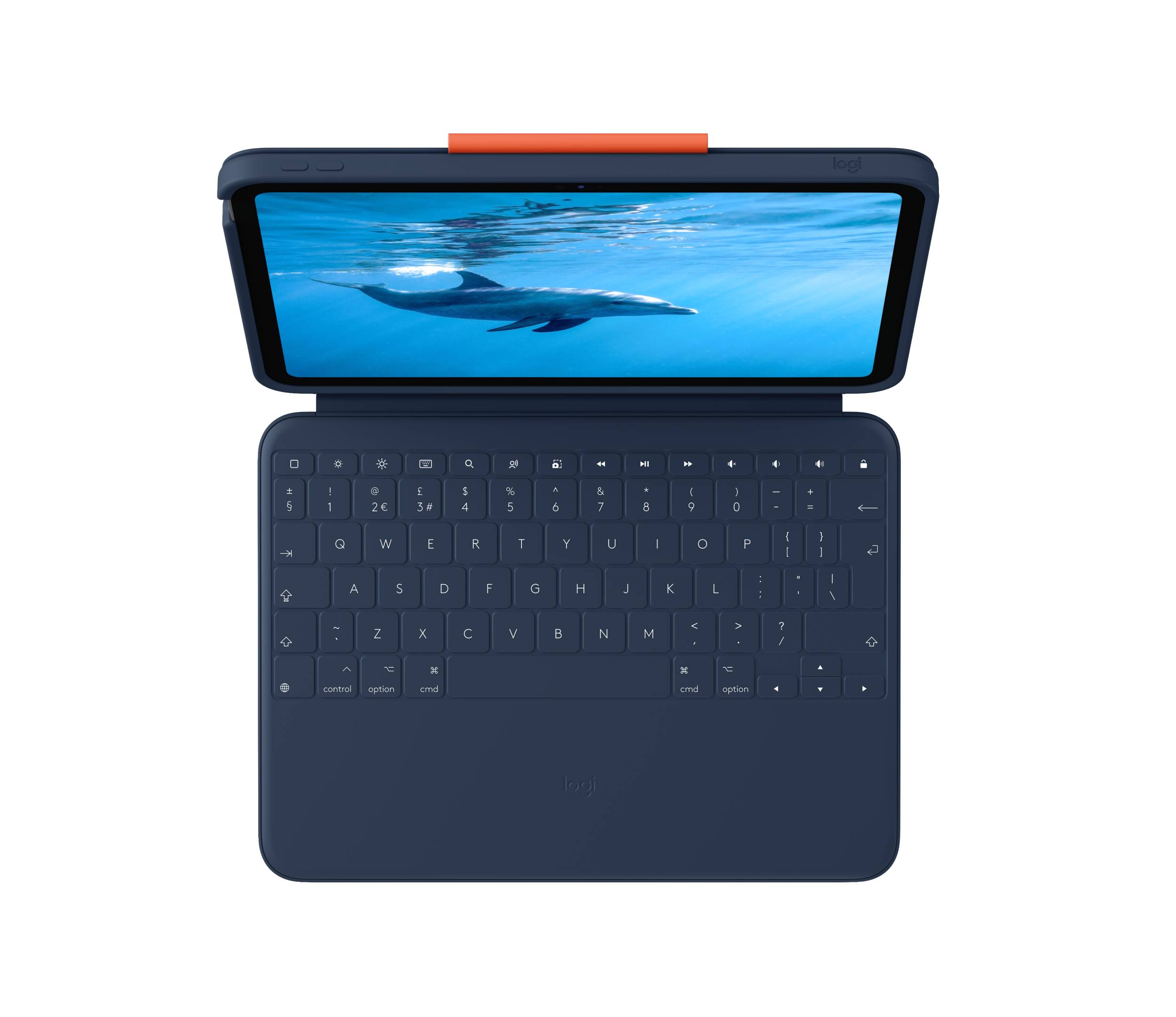 Logitech Rugged Combo 4 QWERTY Brits Engels Smart Connector Blauw