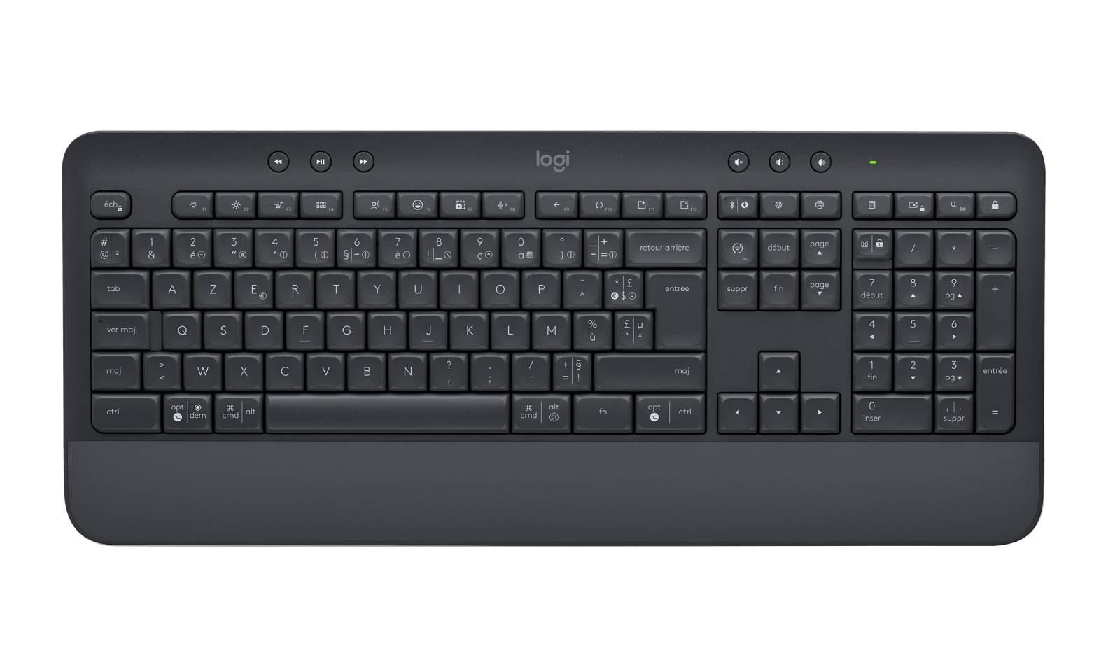 Logitech 920-010914 toetsenbord Kantoor Bluetooth AZERTY Frans Grafiet