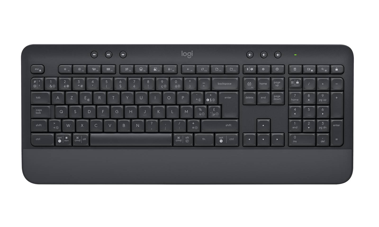 Logitech 920-010920 toetsenbord Kantoor Bluetooth AZERTY Belgisch Grafiet