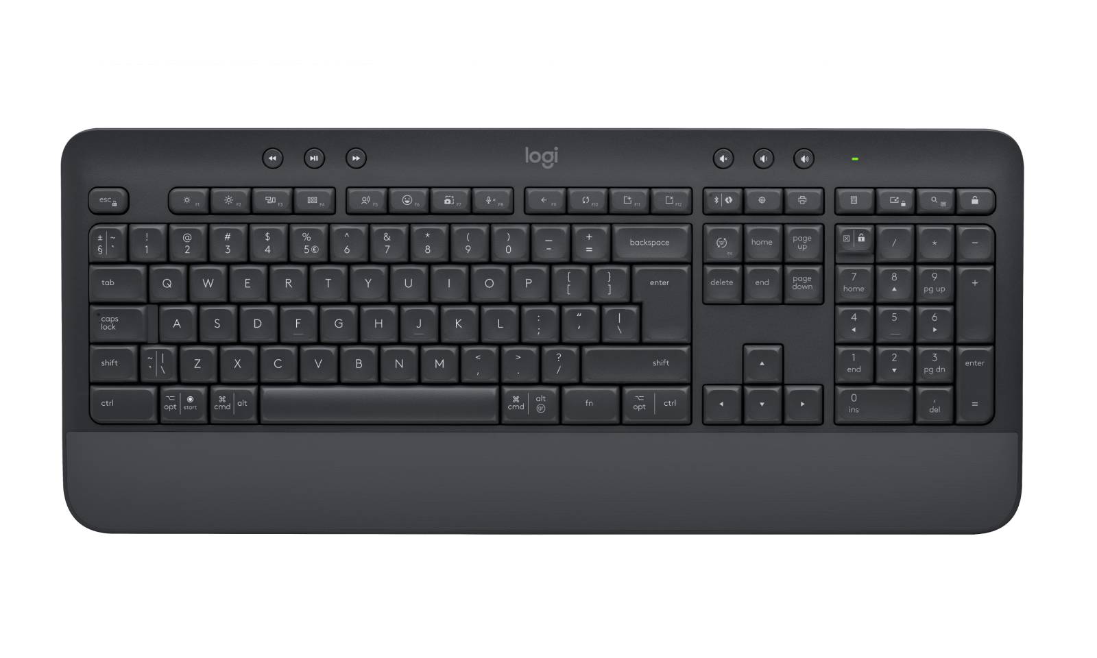 Logitech 920-010945 toetsenbord Kantoor Bluetooth QWERTY US International Grafiet