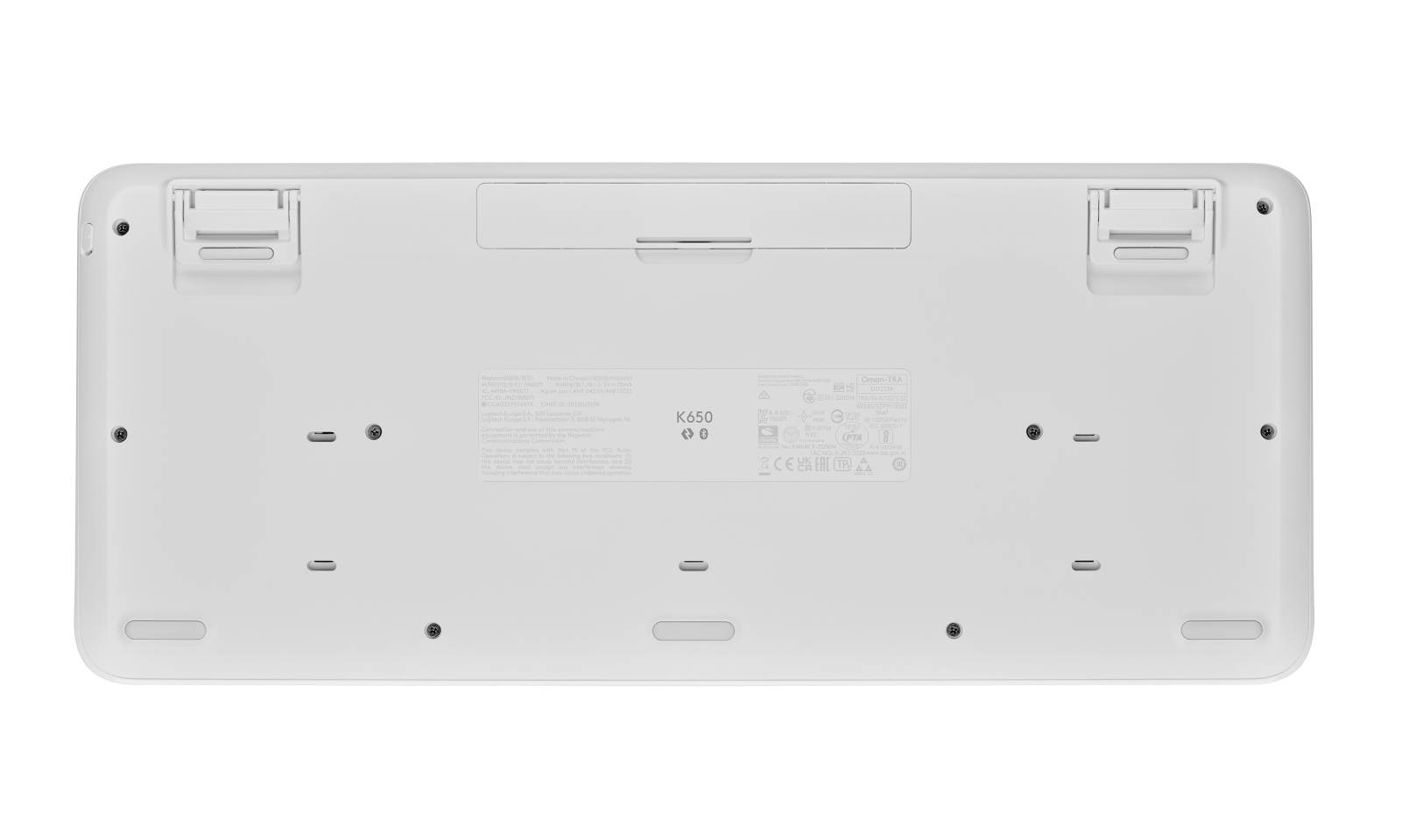 Logitech 920-010983 toetsenbord Kantoor Bluetooth QWERTY Scandinavisch Wit