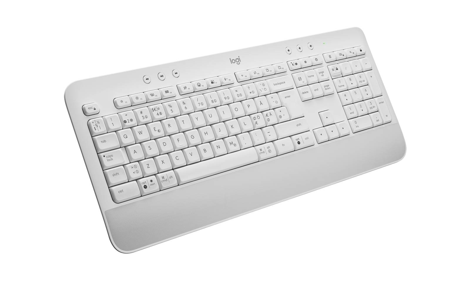 Logitech 920-010983 toetsenbord Kantoor Bluetooth QWERTY Scandinavisch Wit