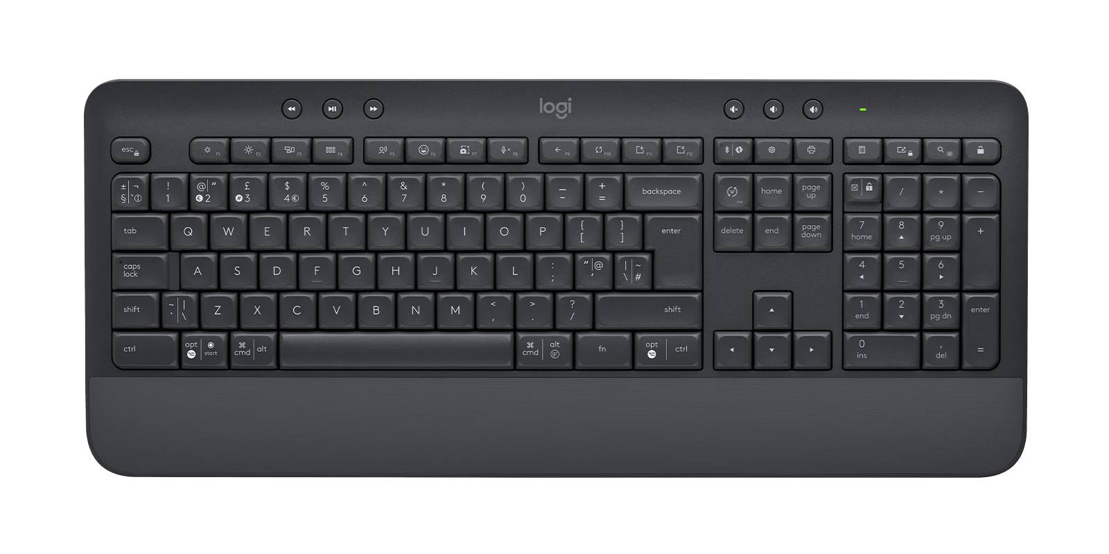 Logitech 920-011027 toetsenbord Inclusief muis Kantoor Bluetooth QWERTY Brits Engels Wit