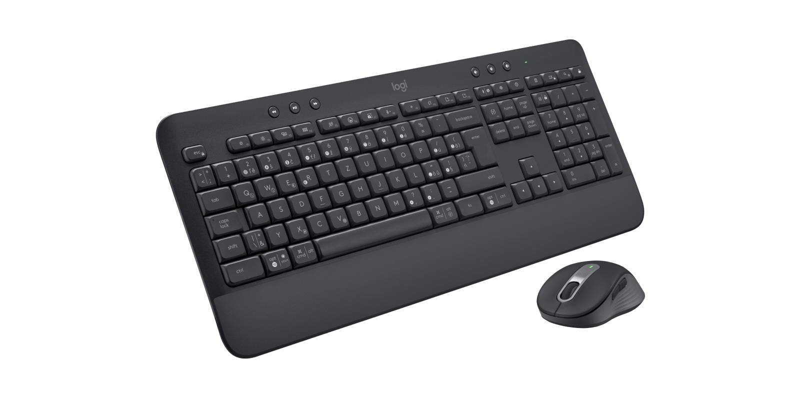Logitech 920-011006 toetsenbord Inclusief muis Kantoor Bluetooth QWERTZ Tsjechisch Grafiet