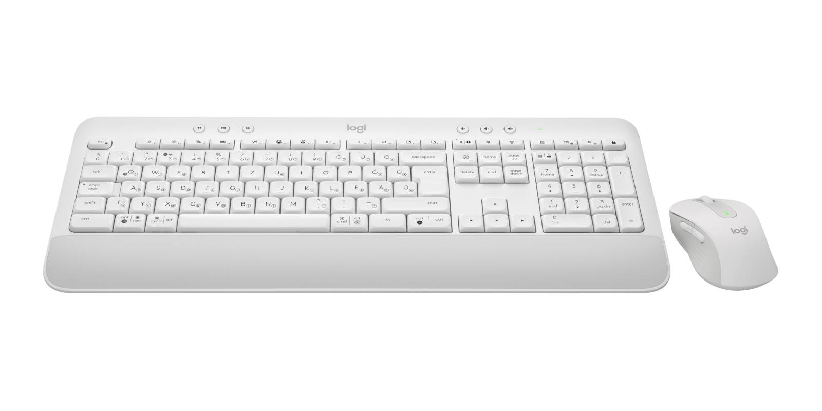 Logitech 920-011036 toetsenbord Inclusief muis Kantoor Bluetooth QWERTZ Hongaars Wit