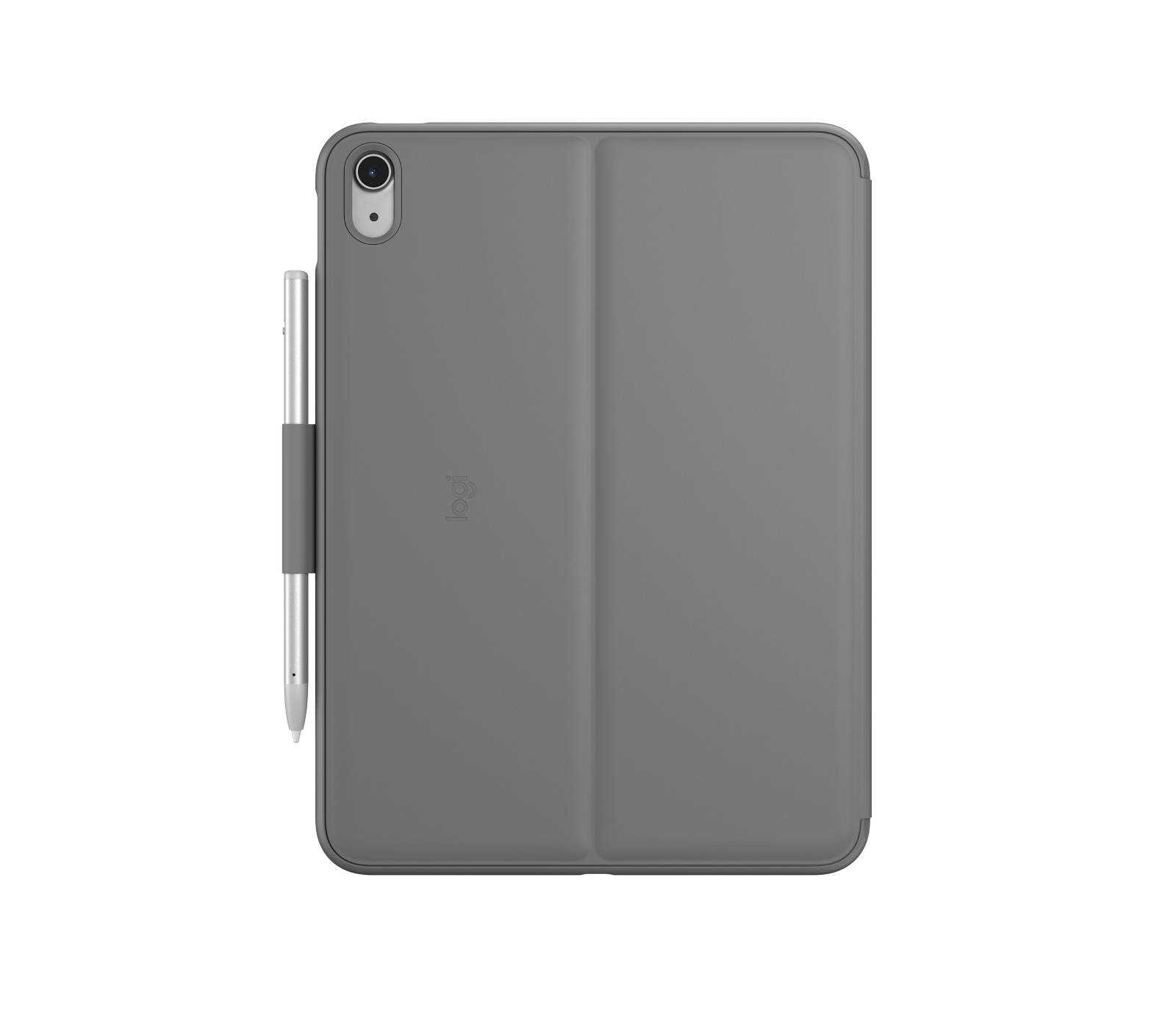 Logitech iPad-toetsenbordcase (10e generatie) | Slim Folio met geïntegreerd draadloos toetsenbord (Graphite) - German Layout