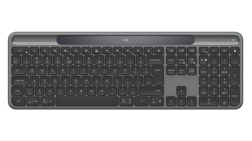 Logitech Signature Slim Solar+ K980 toetsenbord Universeel RF-draadloos + Bluetooth QWERTY UK International Grafiet