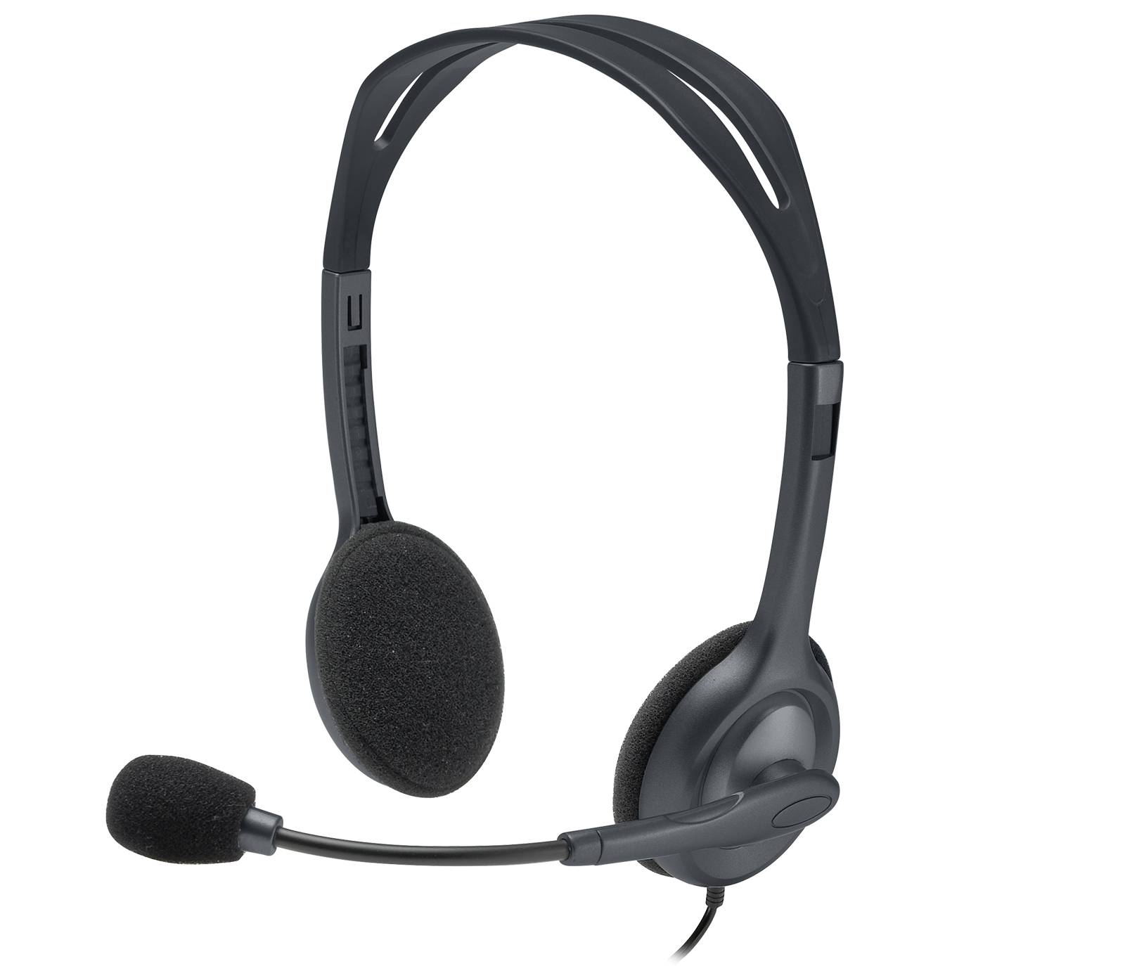 Logitech 981-000593 hoofdtelefoon/headset Bedraad Hoofdband Kantoor/callcenter Zwart