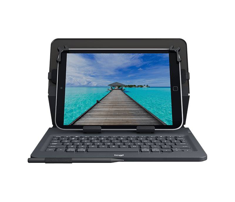 Logitech 920-008339 toetsenbord voor mobiel apparaat QWERTZ Zwitsers Bluetooth Zwart