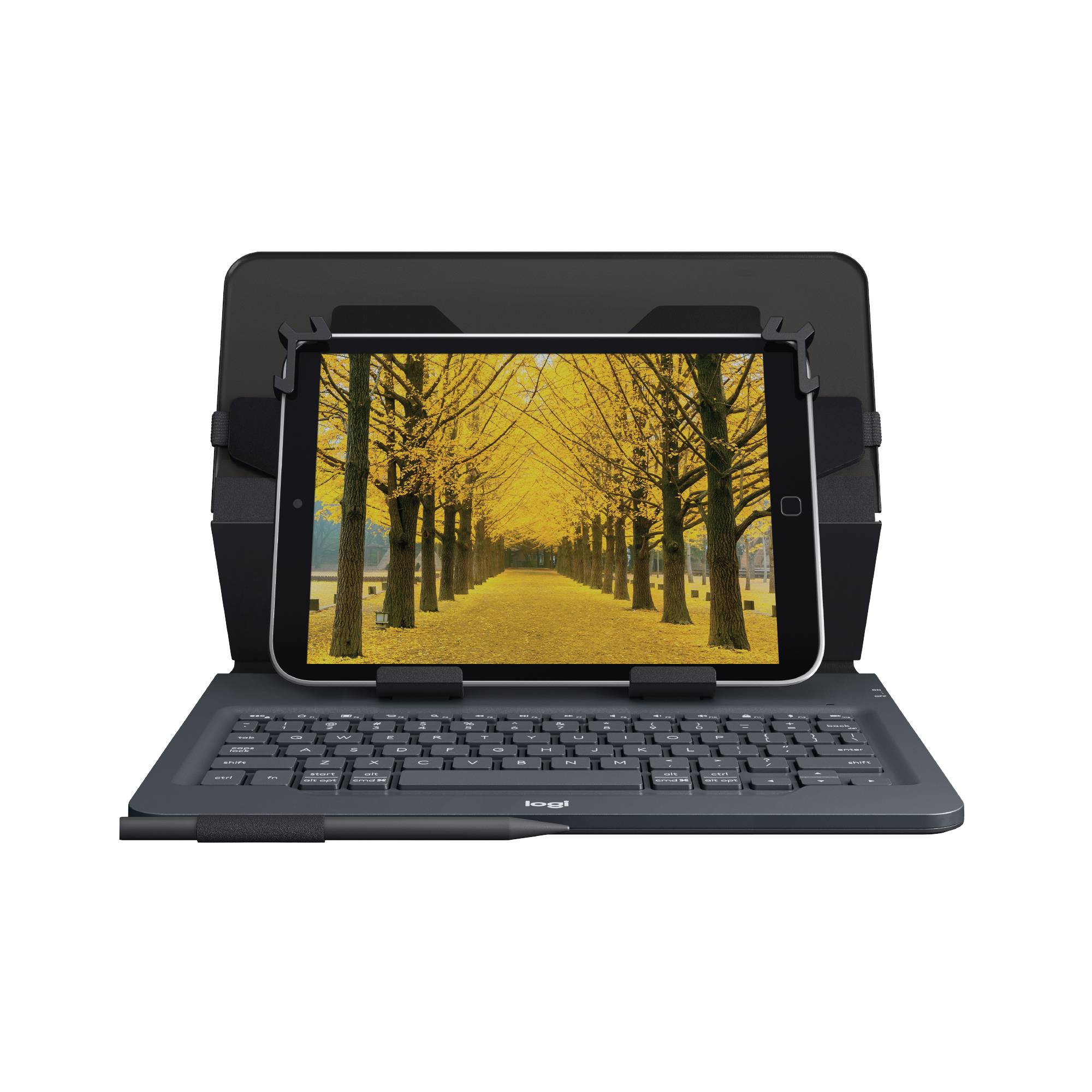 Logitech 920-008341 toetsenbord voor mobiel apparaat QWERTY Brits Engels Bluetooth Zwart