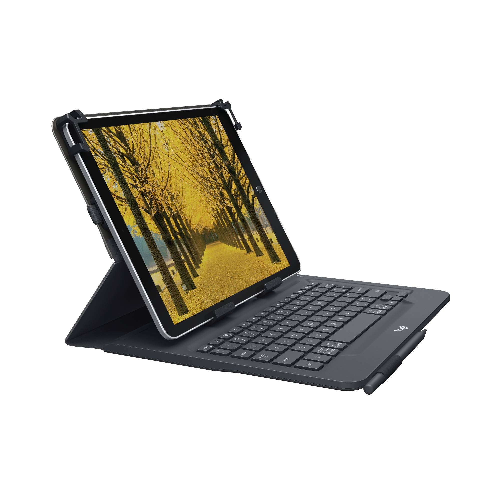 Logitech 920-008341 toetsenbord voor mobiel apparaat QWERTY Brits Engels Bluetooth Zwart