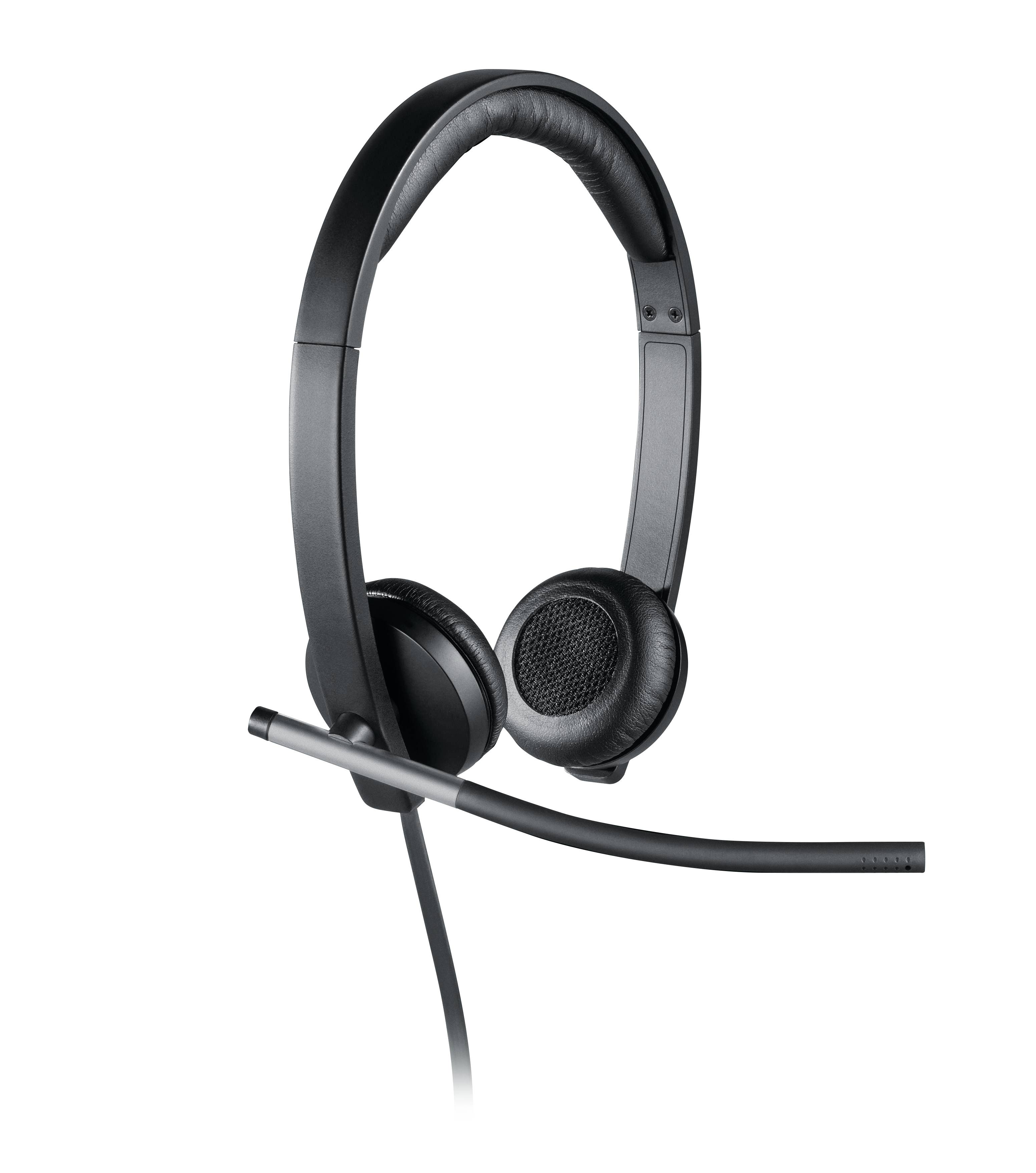 Logitech 981-000519 hoofdtelefoon/headset Bedraad Hoofdband Kantoor/callcenter USB Type-A Zwart, Zilver
