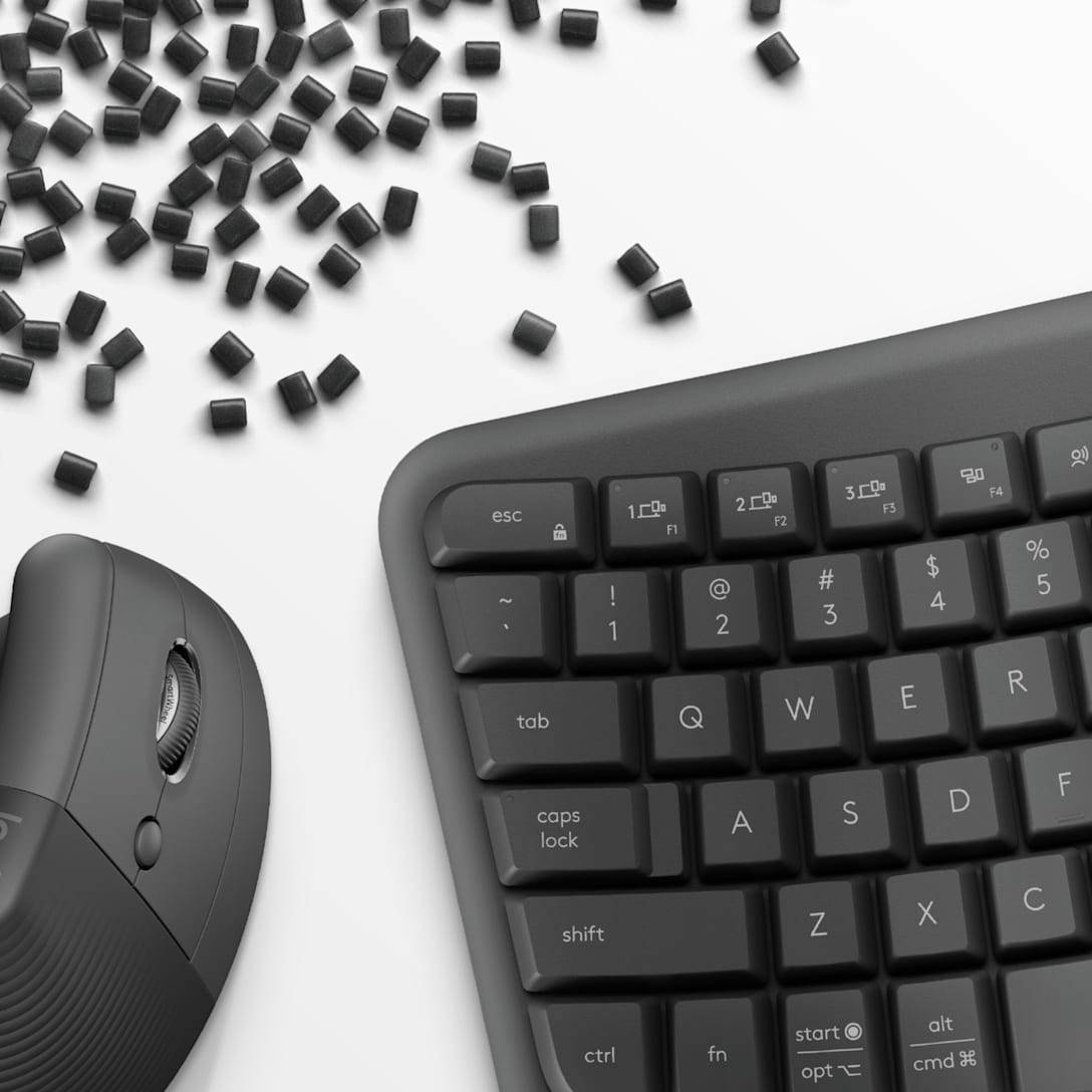 Logitech Wave Keys and Lift Combo toetsenbord Inclusief muis Universeel Bluetooth QWERTZ Duits Grafiet