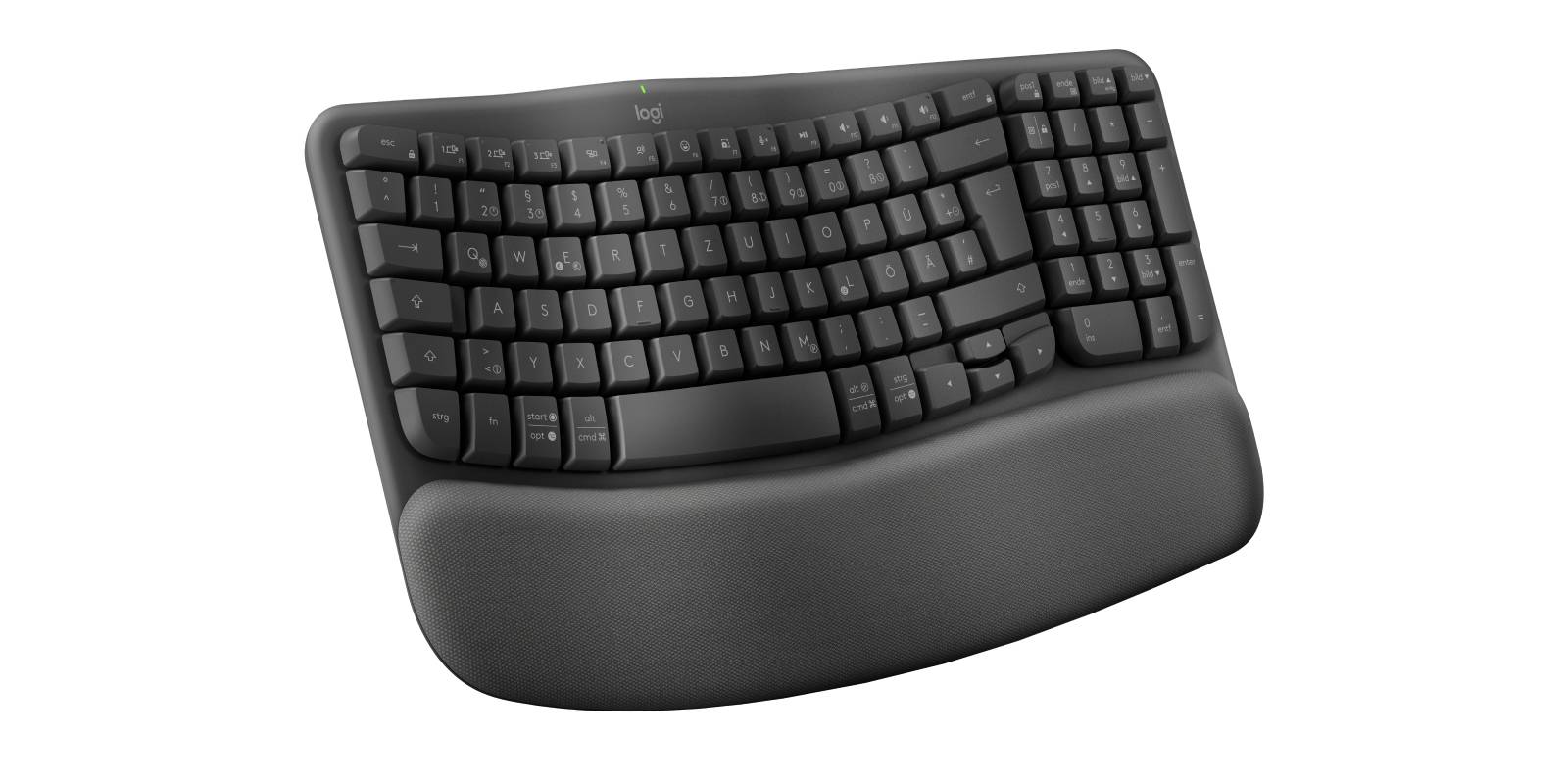 Logitech 920-012327 toetsenbord Kantoor RF-draadloos + Bluetooth QWERTZ Duits Grafiet