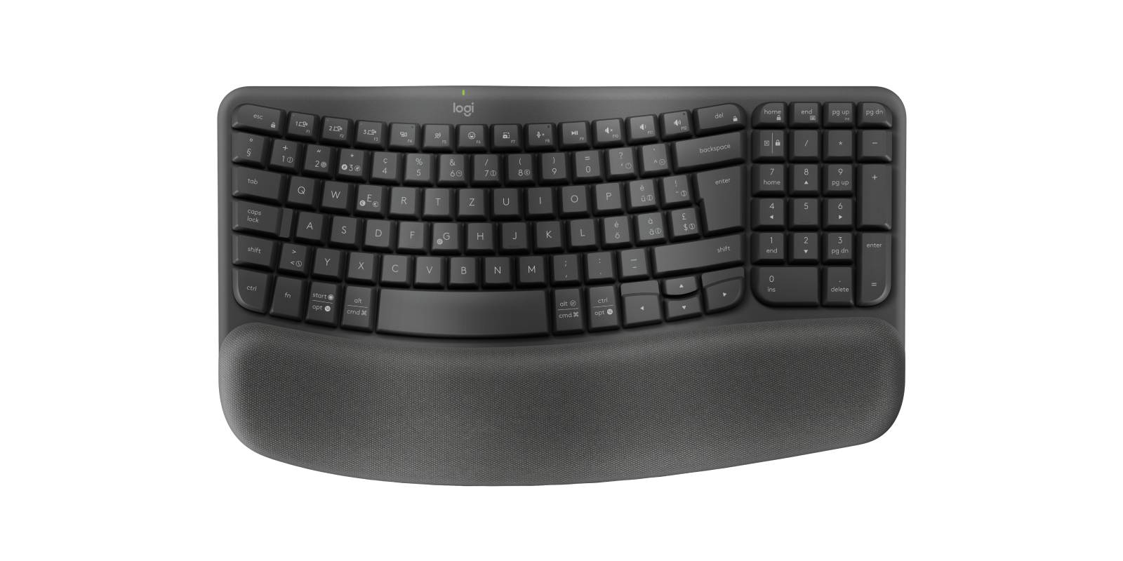 Logitech 920-012289 toetsenbord Kantoor RF-draadloos + Bluetooth QWERTZ Zwitsers Grafiet