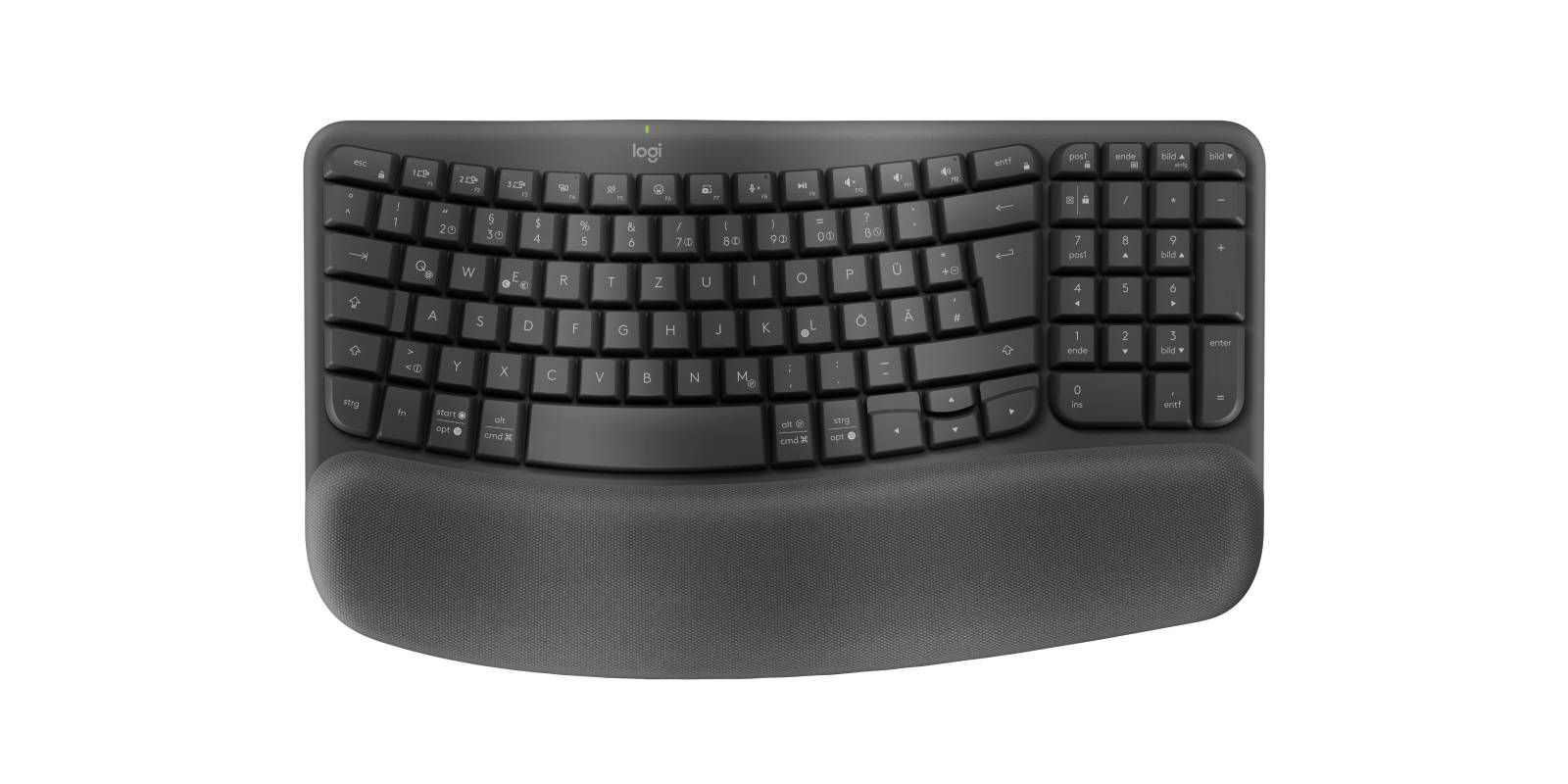 Logitech 920-012283 toetsenbord Kantoor RF-draadloos + Bluetooth QWERTZ Duits Grafiet