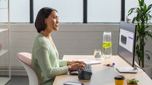 Logitech ERGO 920-012304 toetsenbord Kantoor RF-draadloos + Bluetooth QWERTY US International Grafiet